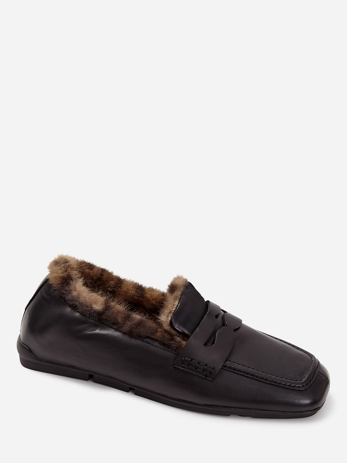 Женские зимние мокасины ash barkley fur черные | 5ah.ah152554.s купить в официальном магазине AshRussia.ru