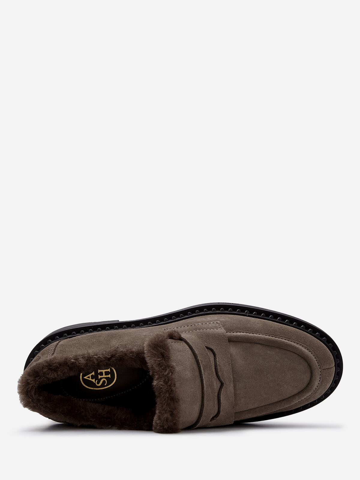 Женские зимние лоферы ash medusa fur коричневые | 3ah.ah147141.s купить в официальном магазине AshRussia.ru