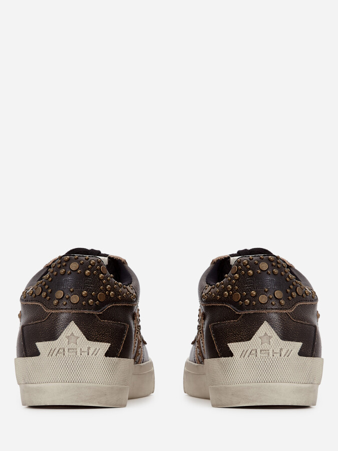 Мужские демисезонные кеды ash moonlight man studs черные | 5ah.ah152667.t купить в официальном магазине AshRussia.ru