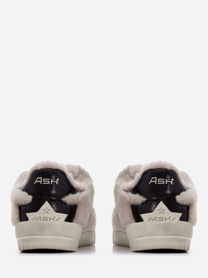 Женские зимние кеды ash malibu fur черные | 3ah.ah147125.s купить в официальном магазине AshRussia.ru