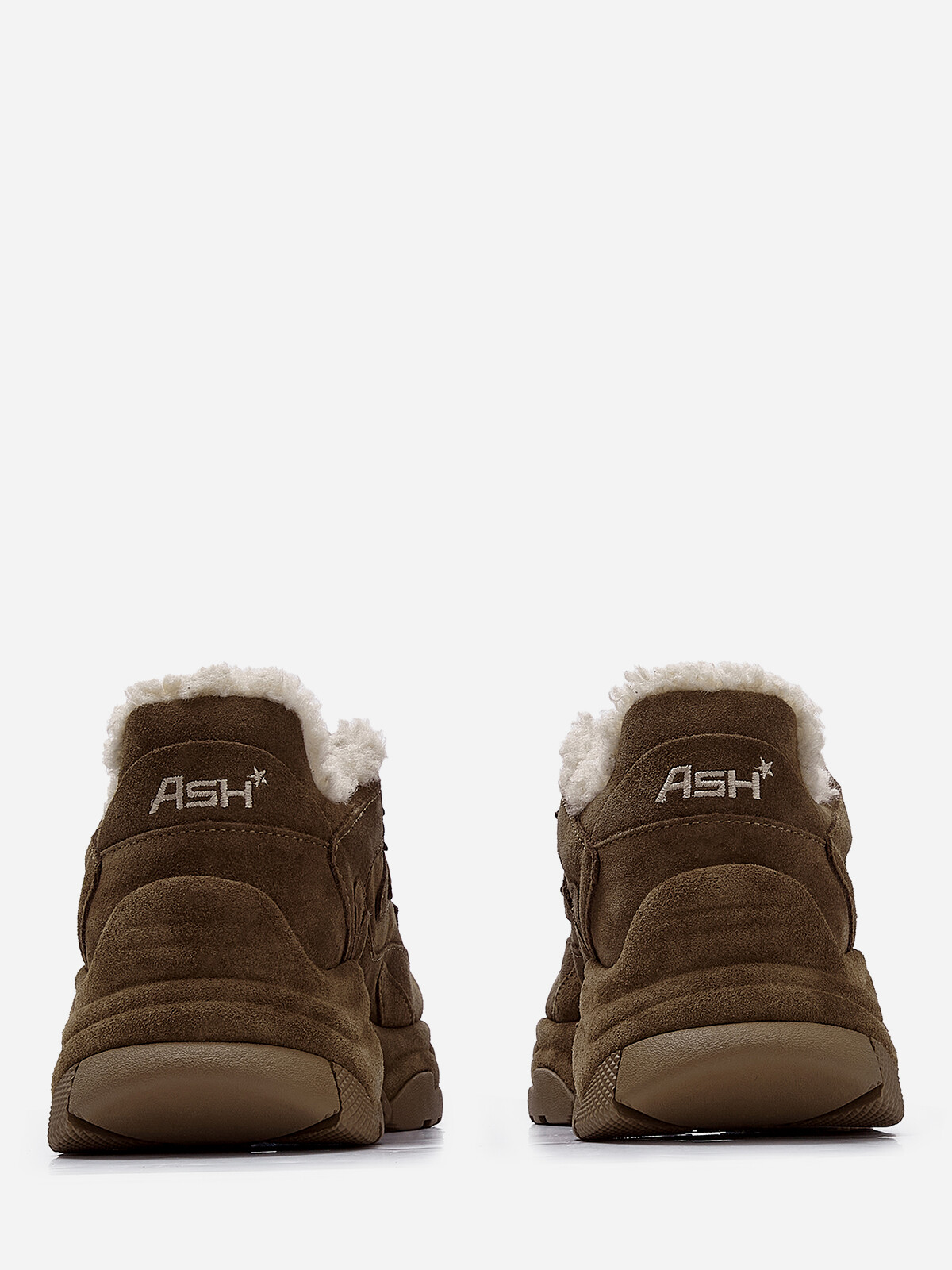 Женские зимние кроссовки ash addict bis fur коричневые | 3ah.ah147464.s купить в официальном магазине AshRussia.ru