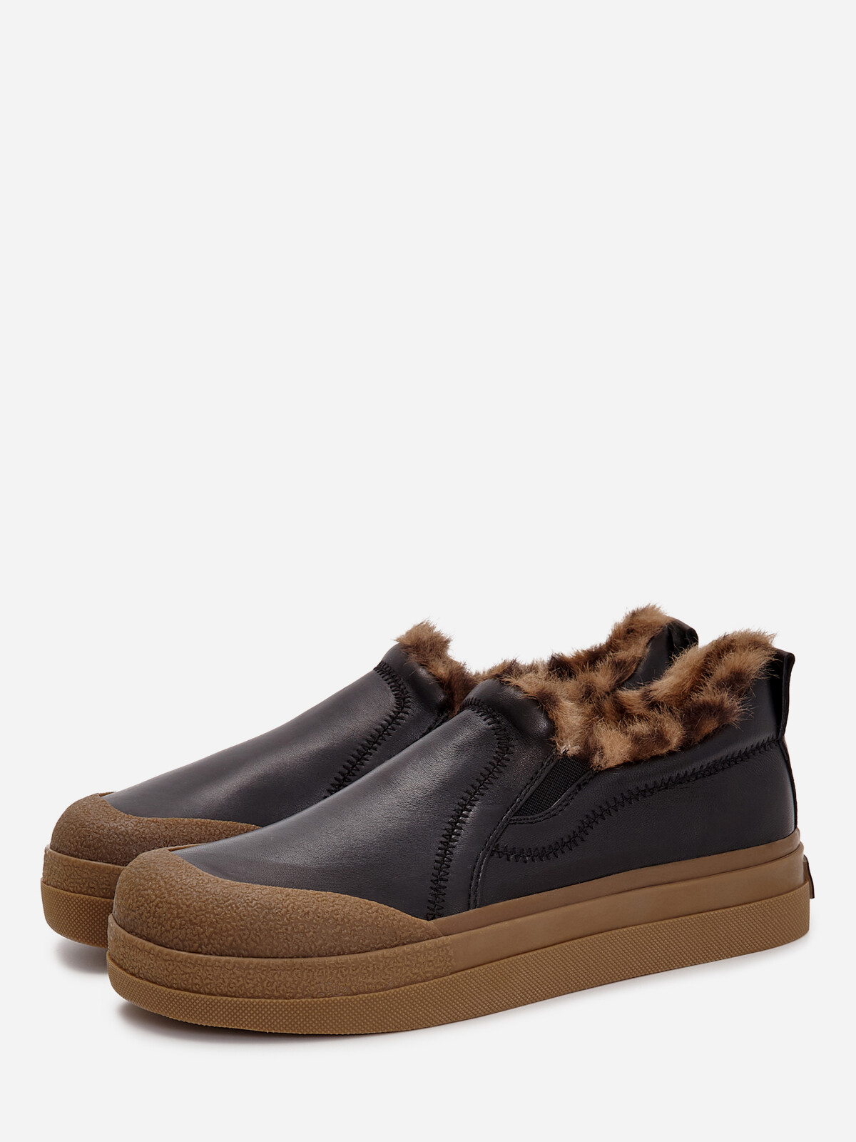 Женские зимние слипоны ash anemone fur черные | 5ah.ah152812.s купить в официальном магазине AshRussia.ru
