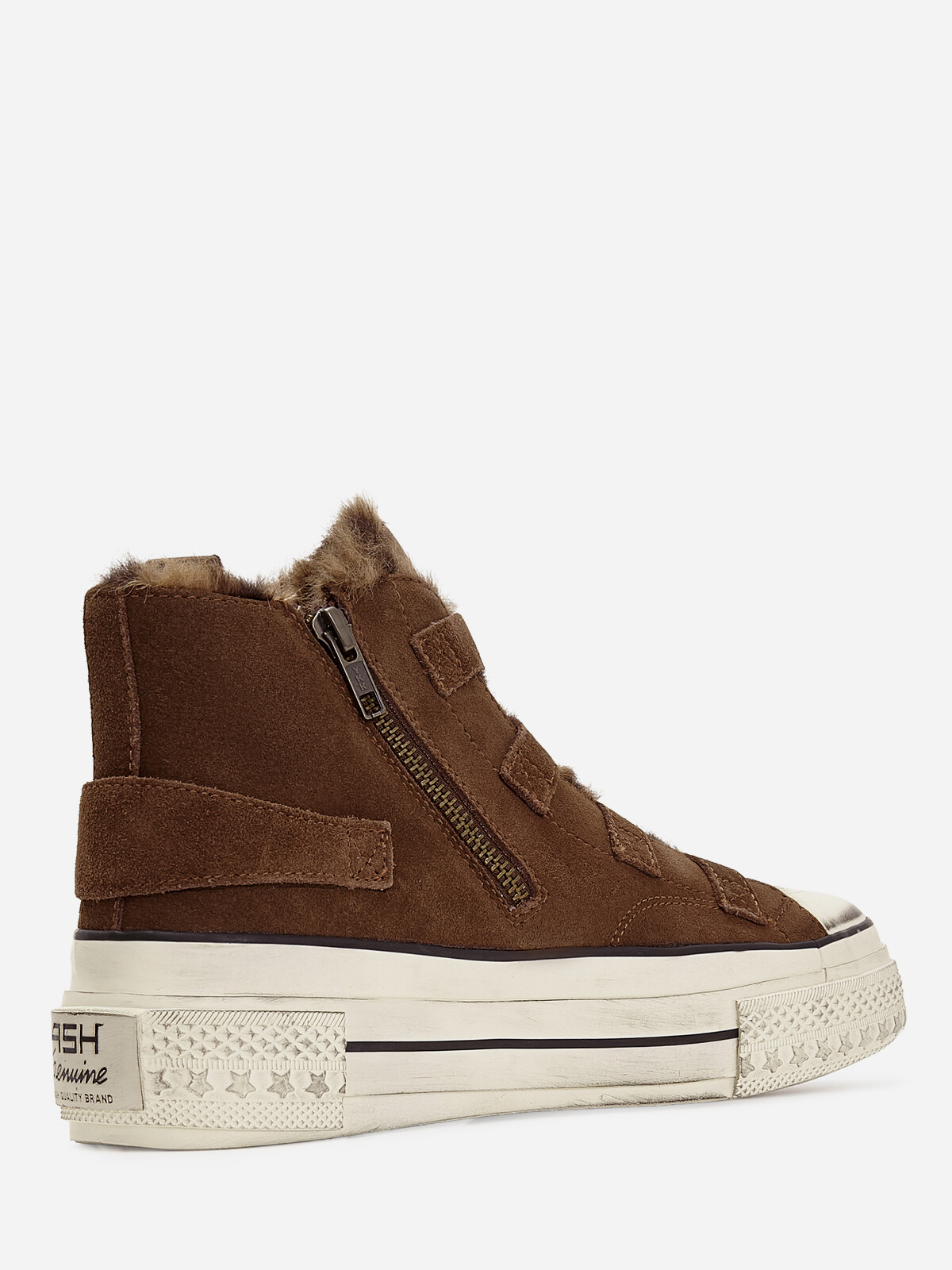 Женские зимние кеды ash rainbow fur  | 5ah.ah152819.s купить в официальном магазине AshRussia.ru