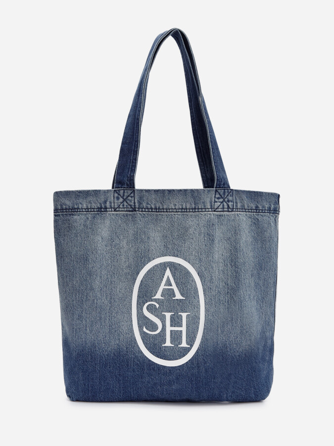 WASHED DENIM TOTE BAG арт. 1AH.AH141153.
